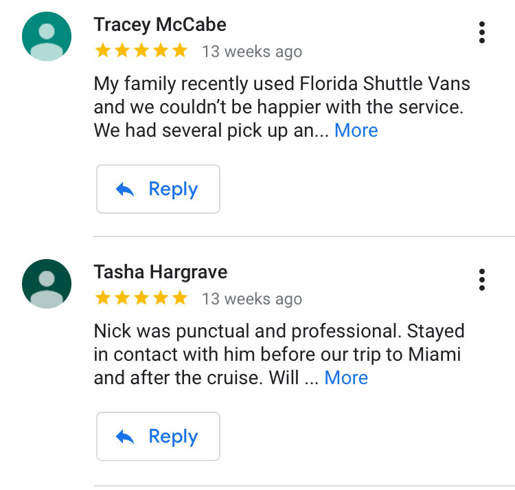 florida shuttle van review